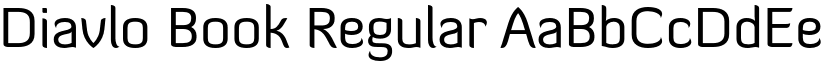Diavlo Book Regular font