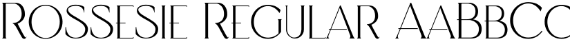 Rossesie Regular font
