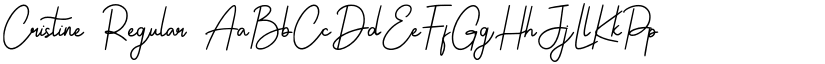Cristine Regular font