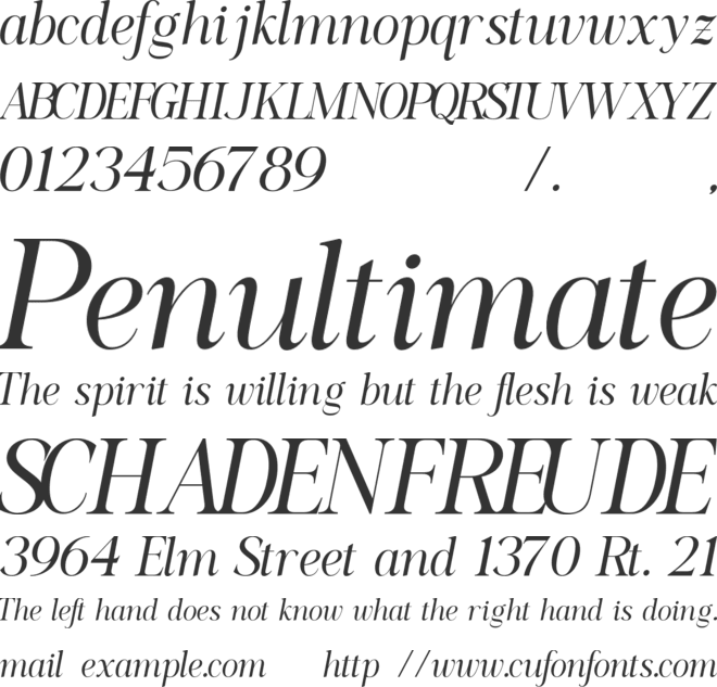 Romelu Vomelu font preview