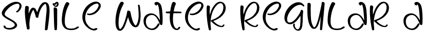 Smile Water Regular font