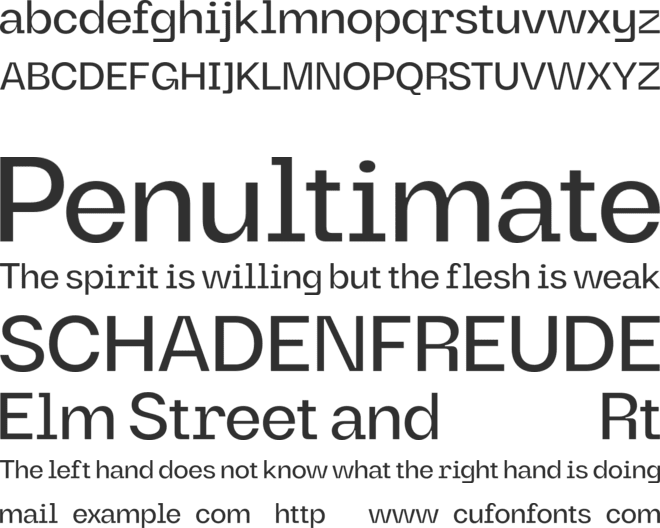 Maginer Free font preview