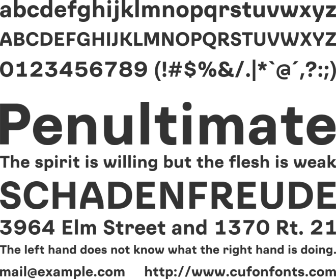 Srbija Sans font preview