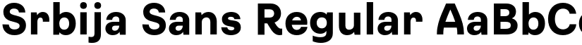 Srbija Sans Regular font