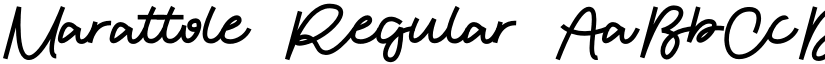 Marattole Regular font