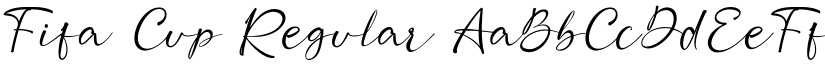 Fifa Cup Regular font