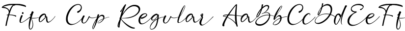 Fifa Cup Regular font