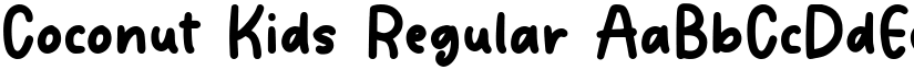 Coconut Kids Regular font