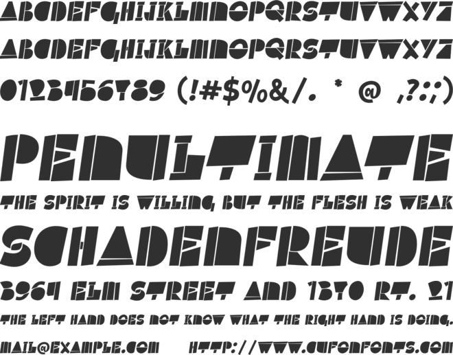 Comicons font preview