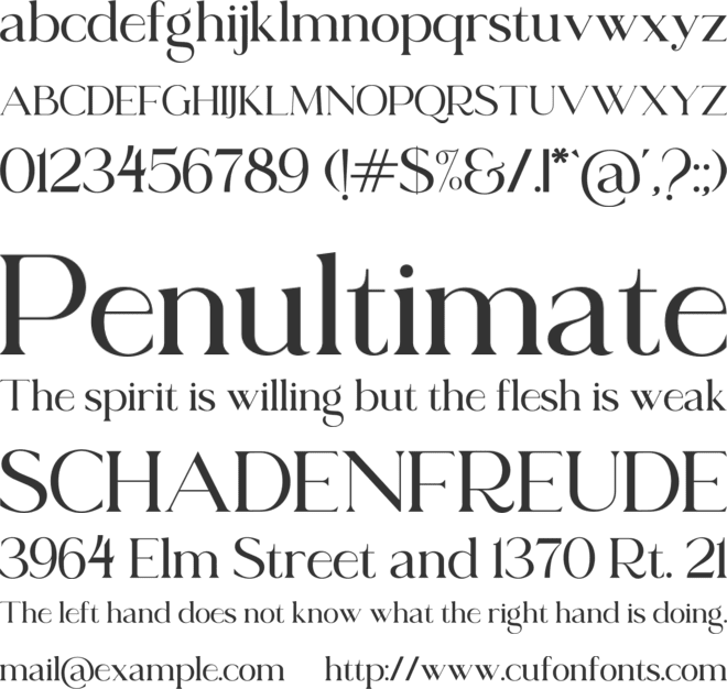 Sea Angel font preview