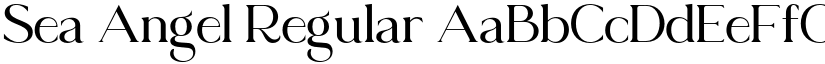 Sea Angel Regular font
