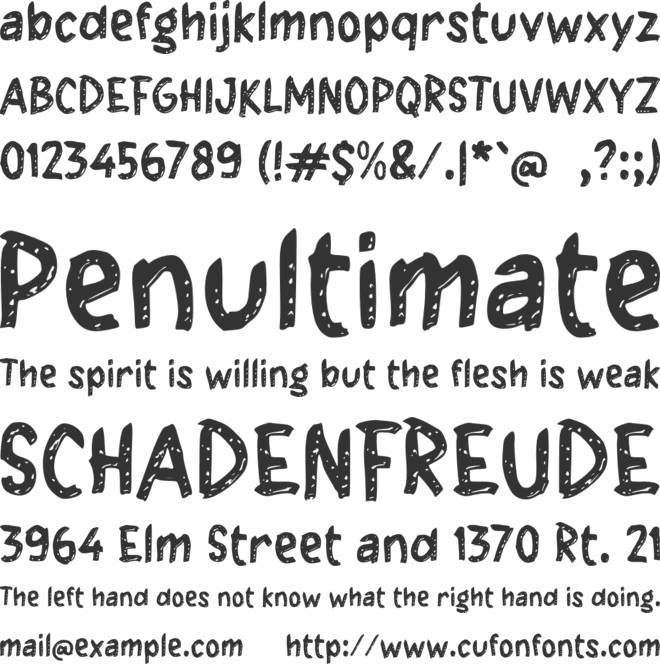 f Foila font preview