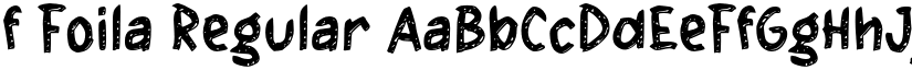 f Foila Regular font