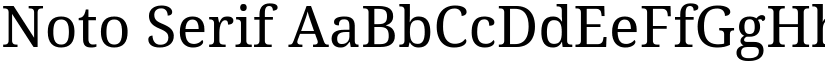 Noto Serif font