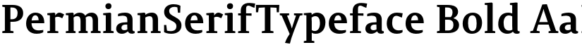 PermianSerifTypeface Bold font