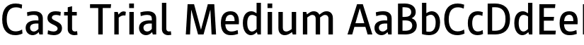 Cast Trial Medium font