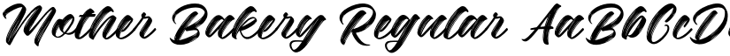 Mother Bakery Regular font