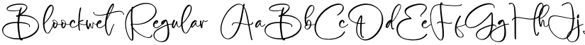 Bloockwet font download
