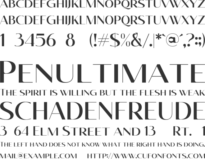 Katoria Sans font preview