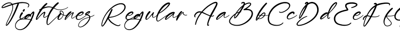 Tightones Regular font