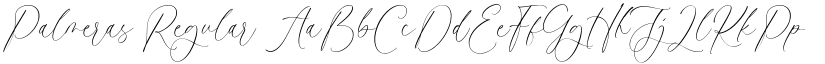 Palmeras font download
