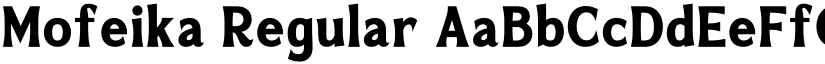 Mofeika Regular font