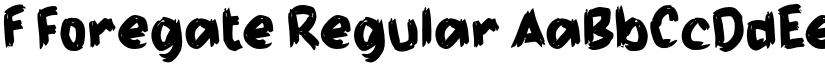 f Foregate font download