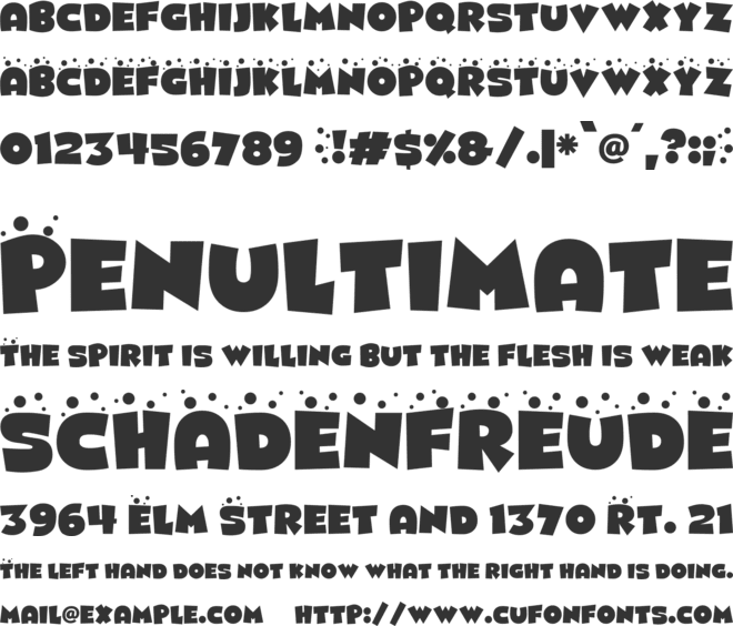 CHRISTMAS HUGS font preview