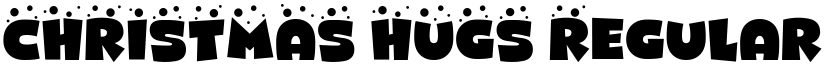 CHRISTMAS HUGS Regular font