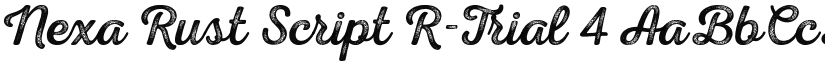 Nexa Rust Script R-Trial 4 font