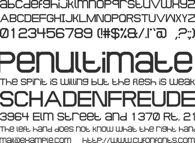 Cremlin Jakino font preview
