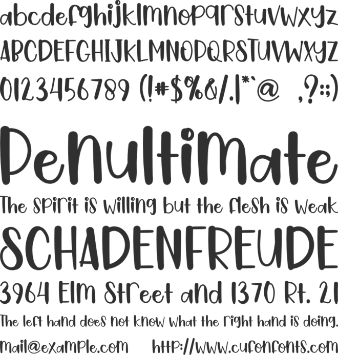 SANTA IN CHRISTMAS font preview