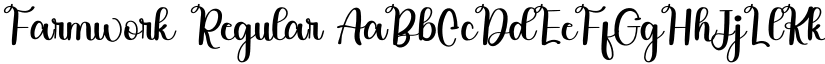 Farmwork Regular font