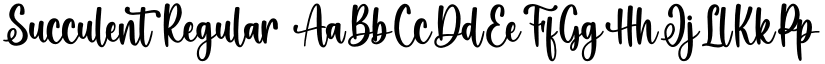 Succulent font download
