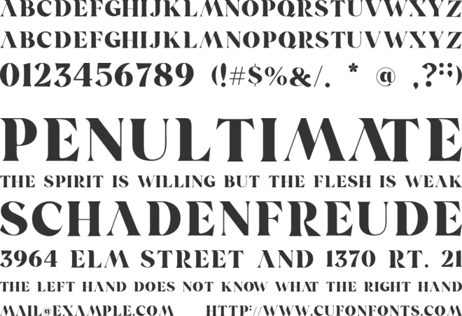 rogueforever font preview