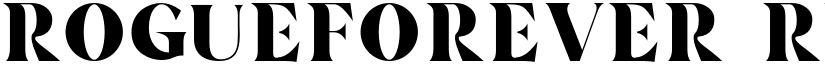 rogueforever Regular font