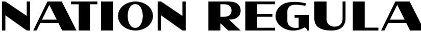 Nation Regular font