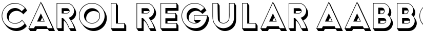 Carol Regular font