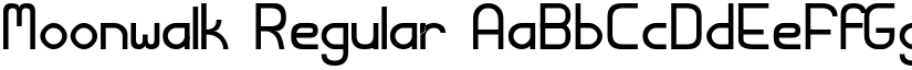 Moonwalk Regular font