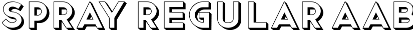 Spray Regular font