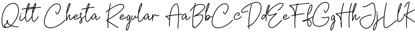 Qitt Chesta Regular font