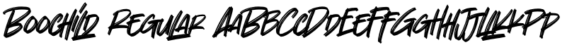 Boochild font download