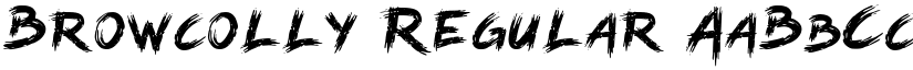 Browcolly Regular font