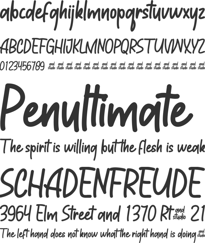 Kenangan Manis font preview