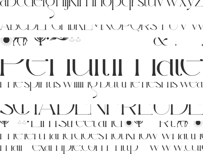 Oleragie font preview