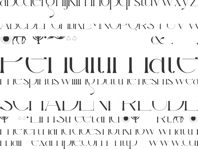 Oleragie font preview