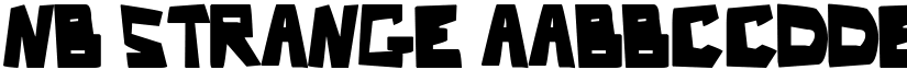 Nb Strange font