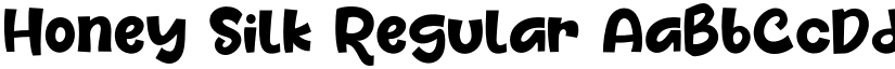 Honey Silk Regular font