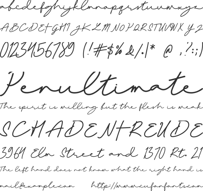 Agatta font preview