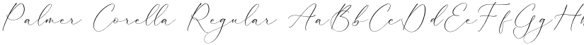 Palmer Corella Regular font